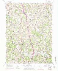 Amity Pennsylvania Historical topographic map, 1:24000 scale, 7.5 X 7.5 Minute, Year 1954