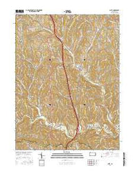 Amity Pennsylvania Current topographic map, 1:24000 scale, 7.5 X 7.5 Minute, Year 2016