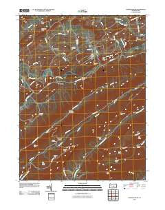 Andersonburg Pennsylvania Historical topographic map, 1:24000 scale, 7.5 X 7.5 Minute, Year 2010