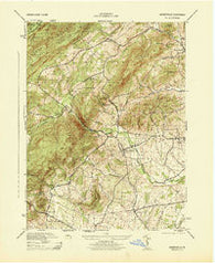 Arendtsville Pennsylvania Historical topographic map, 1:31680 scale, 7.5 X 7.5 Minute, Year 1944