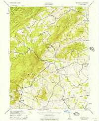 Arendtsville Pennsylvania Historical topographic map, 1:24000 scale, 7.5 X 7.5 Minute, Year 1956