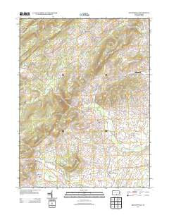 Arendtsville Pennsylvania Historical topographic map, 1:24000 scale, 7.5 X 7.5 Minute, Year 2013