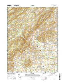 Arendtsville Pennsylvania Current topographic map, 1:24000 scale, 7.5 X 7.5 Minute, Year 2016