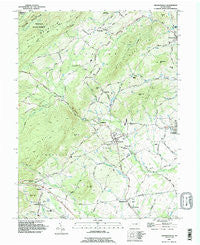 Arendtsville Pennsylvania Historical topographic map, 1:24000 scale, 7.5 X 7.5 Minute, Year 1990