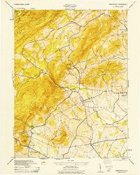 Arendtsville Pennsylvania Historical topographic map, 1:24000 scale, 7.5 X 7.5 Minute, Year 1944