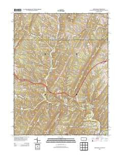 Artemas Pennsylvania Historical topographic map, 1:24000 scale, 7.5 X 7.5 Minute, Year 2013