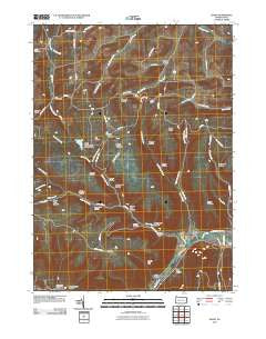 Asaph Pennsylvania Historical topographic map, 1:24000 scale, 7.5 X 7.5 Minute, Year 2010