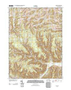 Asaph Pennsylvania Historical topographic map, 1:24000 scale, 7.5 X 7.5 Minute, Year 2013