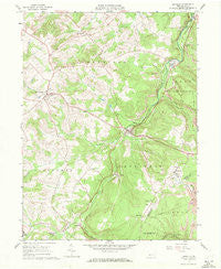 Ashville Pennsylvania Historical topographic map, 1:24000 scale, 7.5 X 7.5 Minute, Year 1961