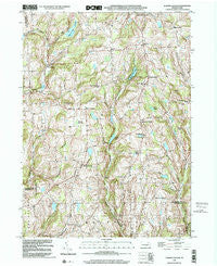 Auburn Center Pennsylvania Historical topographic map, 1:24000 scale, 7.5 X 7.5 Minute, Year 1999