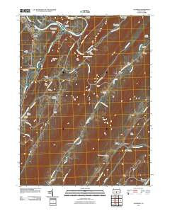 Aughwick Pennsylvania Historical topographic map, 1:24000 scale, 7.5 X 7.5 Minute, Year 2010