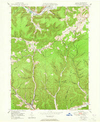 Austin Pennsylvania Historical topographic map, 1:24000 scale, 7.5 X 7.5 Minute, Year 1948