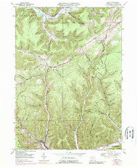 Austin Pennsylvania Historical topographic map, 1:24000 scale, 7.5 X 7.5 Minute, Year 1948