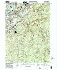 Avoca Pennsylvania Historical topographic map, 1:24000 scale, 7.5 X 7.5 Minute, Year 1999