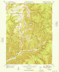 Ayers Hill Pennsylvania Historical topographic map, 1:24000 scale, 7.5 X 7.5 Minute, Year 1949