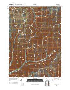 Ayers Hill Pennsylvania Historical topographic map, 1:24000 scale, 7.5 X 7.5 Minute, Year 2010