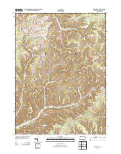 Ayers Hill Pennsylvania Historical topographic map, 1:24000 scale, 7.5 X 7.5 Minute, Year 2013