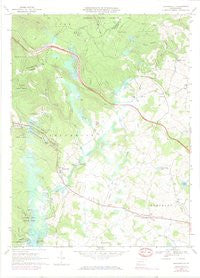 Bakersville Pennsylvania Historical topographic map, 1:24000 scale, 7.5 X 7.5 Minute, Year 1967