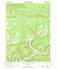 Barbours Pennsylvania Historical topographic map, 1:24000 scale, 7.5 X 7.5 Minute, Year 1965