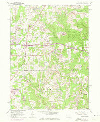 Barkeyville Pennsylvania Historical topographic map, 1:24000 scale, 7.5 X 7.5 Minute, Year 1963