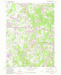 Barkeyville Pennsylvania Historical topographic map, 1:24000 scale, 7.5 X 7.5 Minute, Year 1963