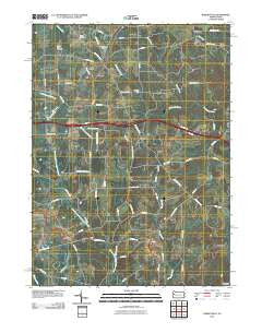 Barkeyville Pennsylvania Historical topographic map, 1:24000 scale, 7.5 X 7.5 Minute, Year 2010