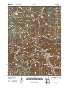 Barnesboro Pennsylvania Historical topographic map, 1:24000 scale, 7.5 X 7.5 Minute, Year 2010