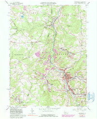 Barnesboro Pennsylvania Historical topographic map, 1:24000 scale, 7.5 X 7.5 Minute, Year 1961