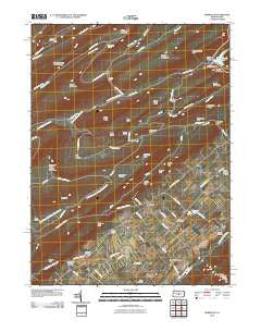 Barrville Pennsylvania Historical topographic map, 1:24000 scale, 7.5 X 7.5 Minute, Year 2010