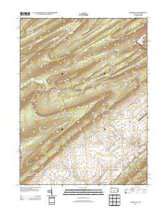 Barrville Pennsylvania Historical topographic map, 1:24000 scale, 7.5 X 7.5 Minute, Year 2013