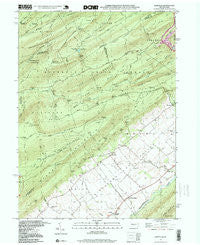 Barrville Pennsylvania Historical topographic map, 1:24000 scale, 7.5 X 7.5 Minute, Year 1998