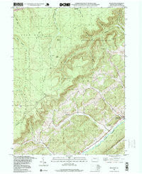 Bear Knob Pennsylvania Historical topographic map, 1:24000 scale, 7.5 X 7.5 Minute, Year 1998
