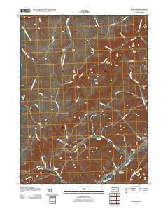 Bear Knob Pennsylvania Historical topographic map, 1:24000 scale, 7.5 X 7.5 Minute, Year 2010