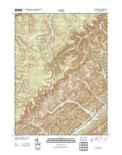 Bear Knob Pennsylvania Historical topographic map, 1:24000 scale, 7.5 X 7.5 Minute, Year 2013