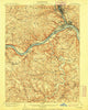 Beaver Pennsylvania Historical topographic map, 1:62500 scale, 15 X 15 Minute, Year 1904