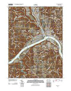 Beaver Pennsylvania Historical topographic map, 1:24000 scale, 7.5 X 7.5 Minute, Year 2010