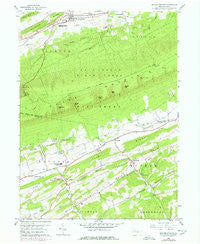 Beaver Springs Pennsylvania Historical topographic map, 1:24000 scale, 7.5 X 7.5 Minute, Year 1959