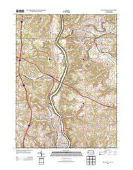 Beaver Falls Pennsylvania Historical topographic map, 1:24000 scale, 7.5 X 7.5 Minute, Year 2013