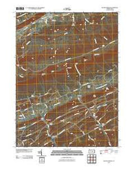 Beaver Springs Pennsylvania Historical topographic map, 1:24000 scale, 7.5 X 7.5 Minute, Year 2010