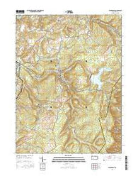 Beaverdale Pennsylvania Current topographic map, 1:24000 scale, 7.5 X 7.5 Minute, Year 2016