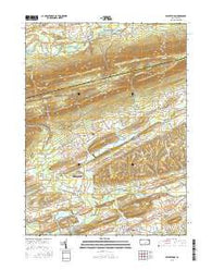 Beavertown Pennsylvania Current topographic map, 1:24000 scale, 7.5 X 7.5 Minute, Year 2016