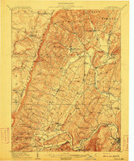 Bedford Pennsylvania Historical topographic map, 1:62500 scale, 15 X 15 Minute, Year 1910
