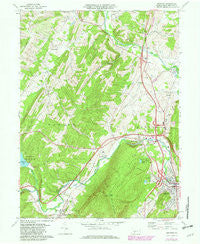 Bedford Pennsylvania Historical topographic map, 1:24000 scale, 7.5 X 7.5 Minute, Year 1971