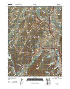 Bedford Pennsylvania Historical topographic map, 1:24000 scale, 7.5 X 7.5 Minute, Year 2010