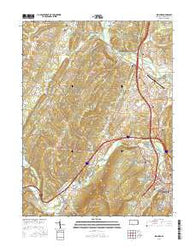 Bedford Pennsylvania Current topographic map, 1:24000 scale, 7.5 X 7.5 Minute, Year 2016