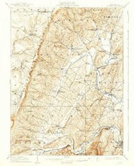 Bedford Pennsylvania Historical topographic map, 1:62500 scale, 15 X 15 Minute, Year 1910