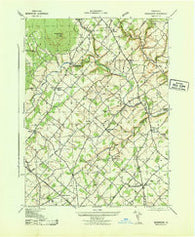 Bedminster Pennsylvania Historical topographic map, 1:31680 scale, 7.5 X 7.5 Minute, Year 1943