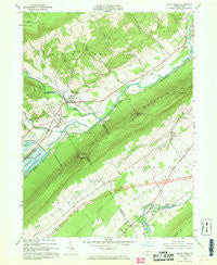 Beech Creek Pennsylvania Historical topographic map, 1:24000 scale, 7.5 X 7.5 Minute, Year 1967