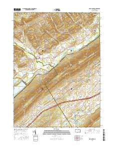 Beech Creek Pennsylvania Current topographic map, 1:24000 scale, 7.5 X 7.5 Minute, Year 2016