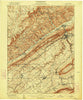 Bellefonte Pennsylvania Historical topographic map, 1:62500 scale, 15 X 15 Minute, Year 1909